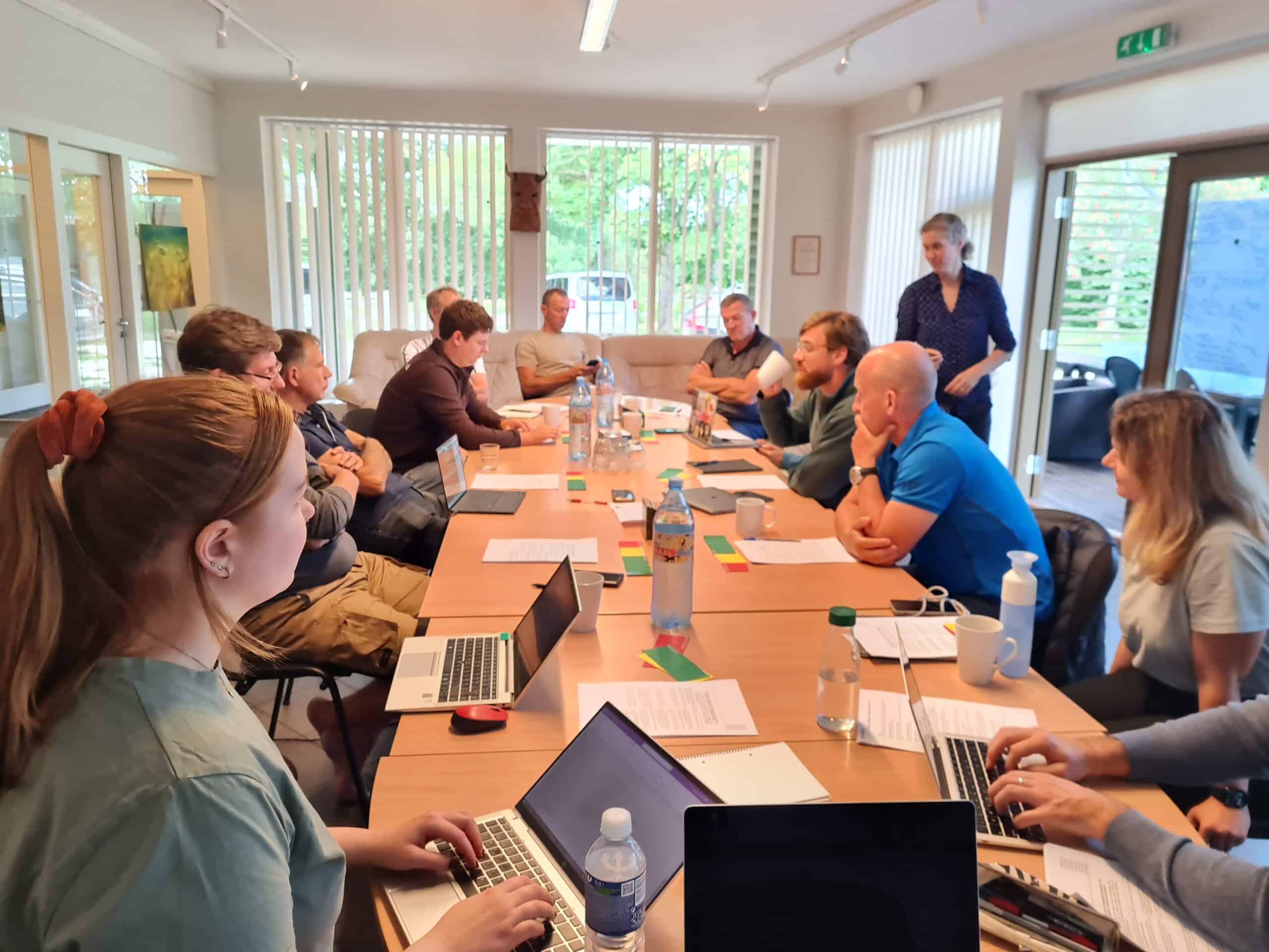 Saaremaa fish farmers and algae producers met to discuss multi-use aquaculture and its contribution to sustainable development